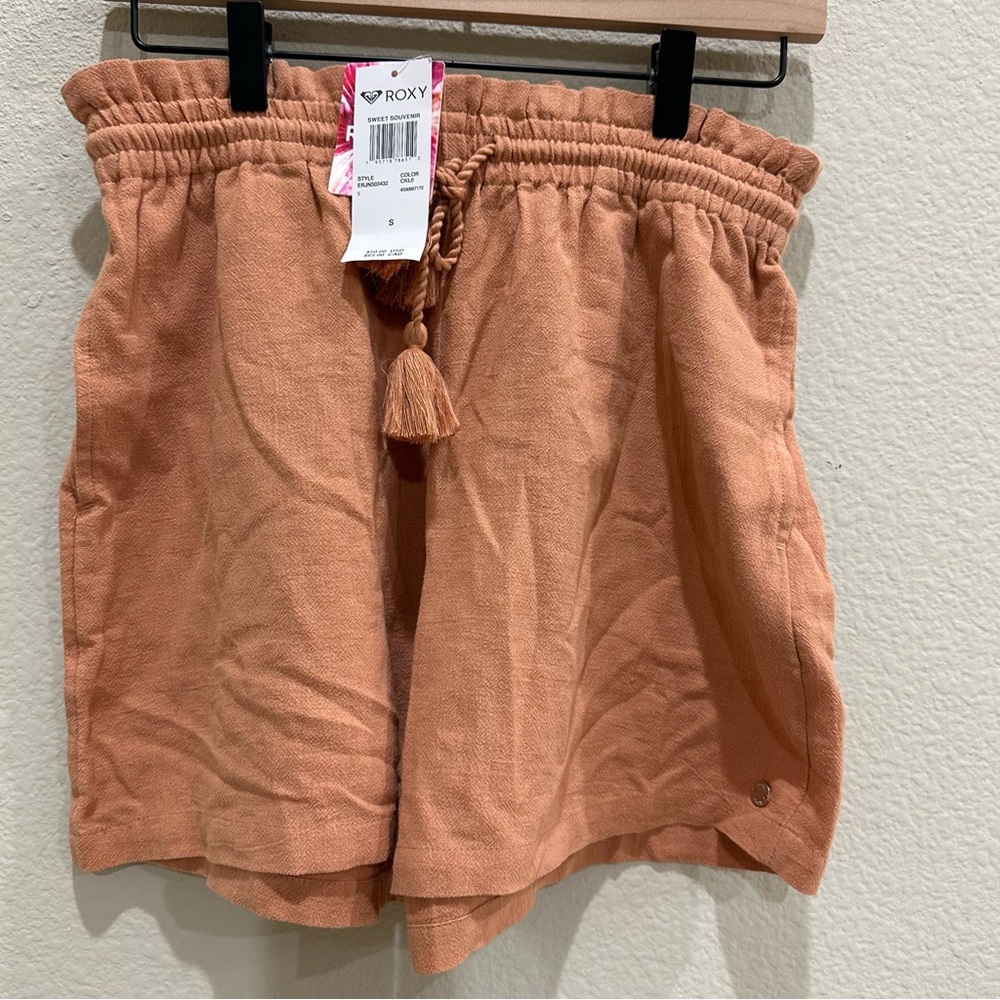 Roxy Women's High Waist Orange Shorts